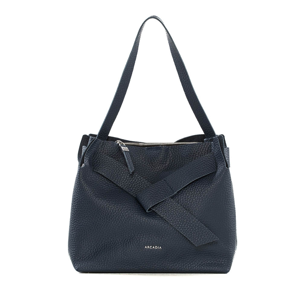 Arcadia Dark Blue Hobo Bag