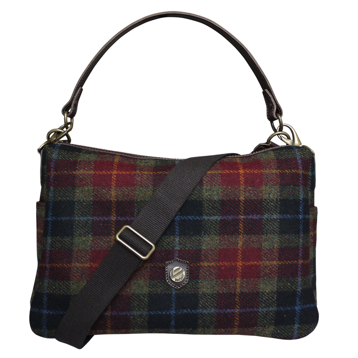 Bonfanti Harris tweed Shoulder Bag