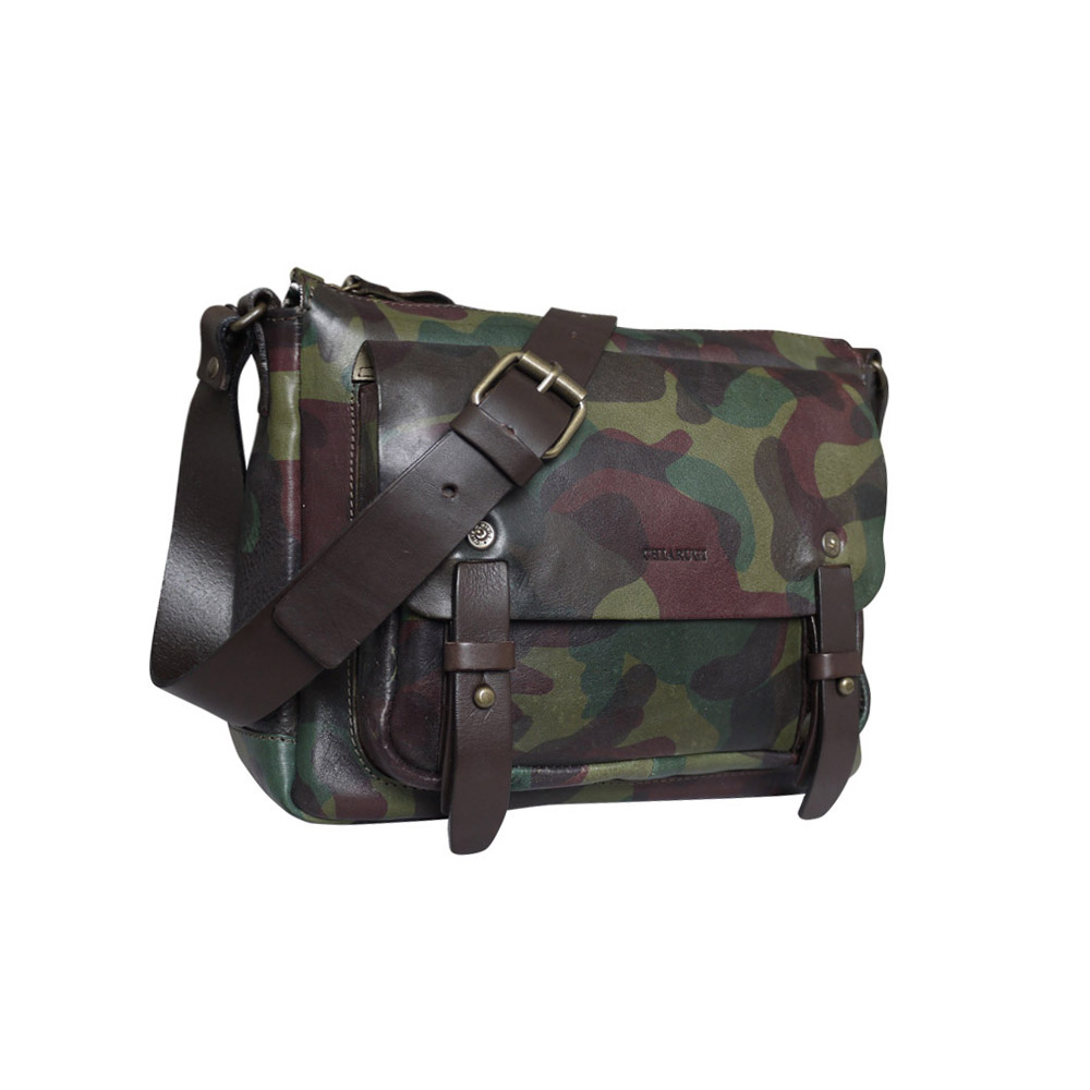 Chiarugi Camouflage Satchel Bag