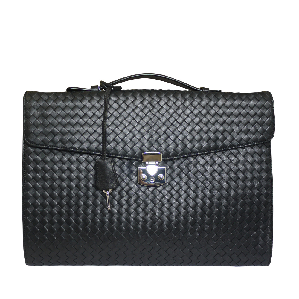 https://www.attavanti.com/luxury-italian-leather-designer-handbags/woven-leather-bags/fontanelli-aristea-designer-woven-leather-slim-business-briefcase-black/