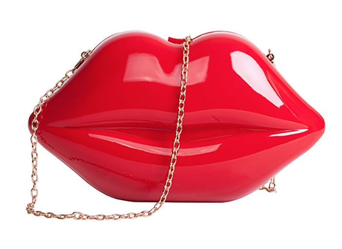 lips handbag