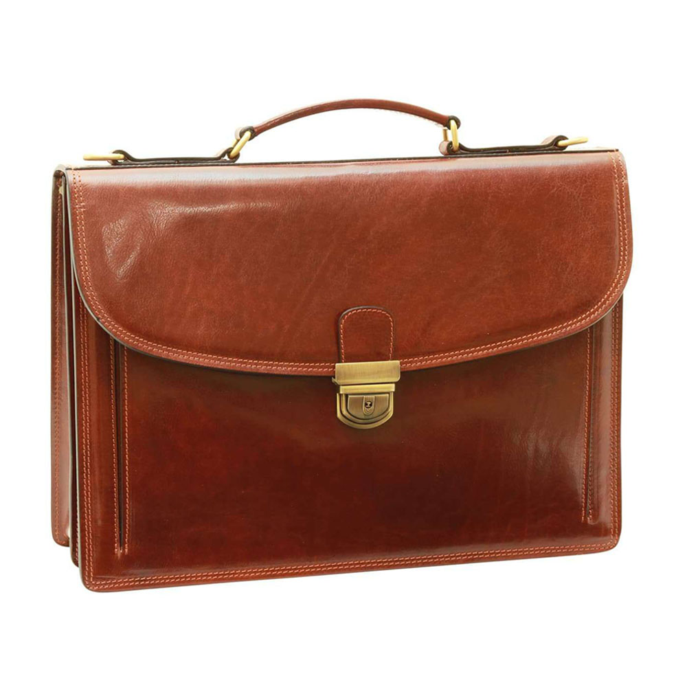 Old Angler Structured Briefcase