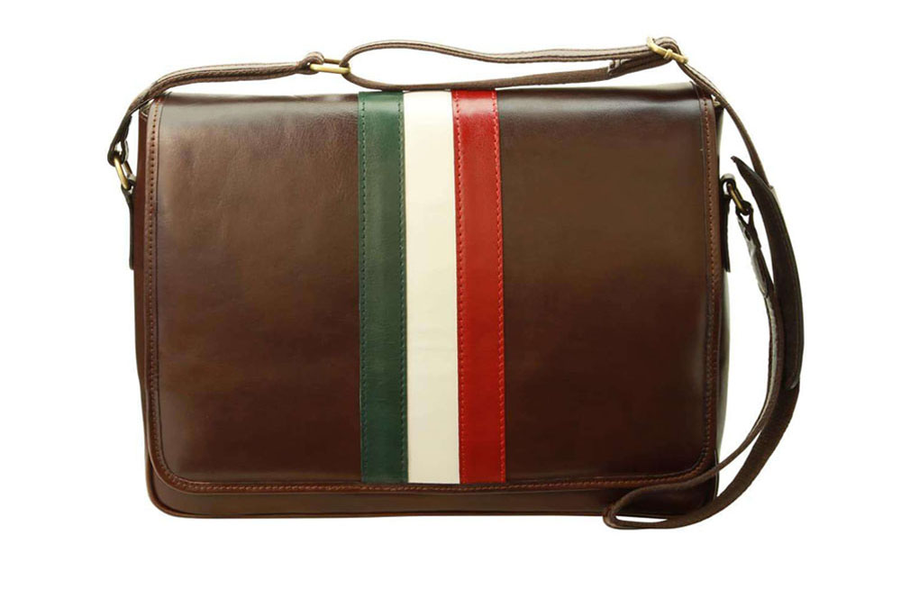 Old Angler Italian Stripe Messenger